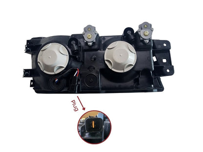 Mitsubishi/Fuso Rosa HeadLamp Left Hand – With Black Inserts – Bus (2000-On) image 2