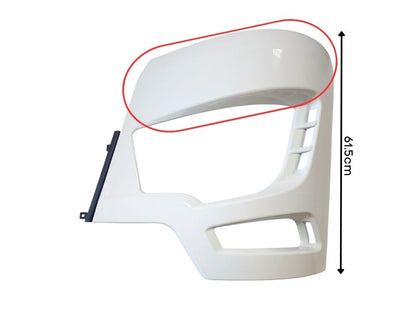 Mitsubishi/Fuso Shogun Front Bumper Bar End – Headlight Panel Left Hand – High Bar – 460/530 (2018-On) image 2