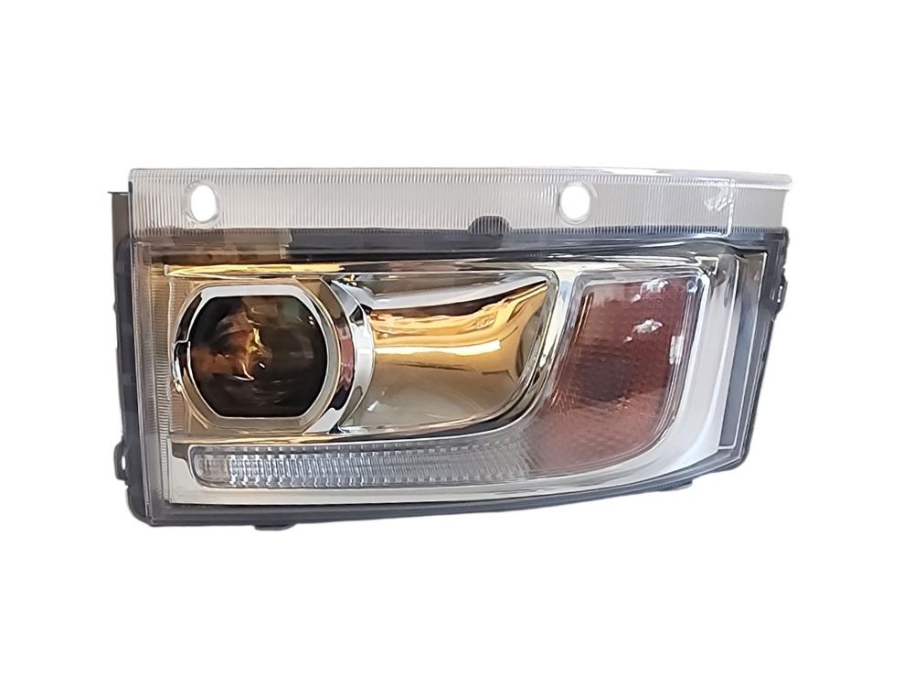 Isuzu F Series Front Bumper Bar Flasher Left Hand – Under HeadLamp With LED Fog and Clear Fasher – FTR/FVD/FVL/FVM/FVR/FVZ/FVY/FXY/FXZ/FYH/FTS 4×4 (2008-On) image 1