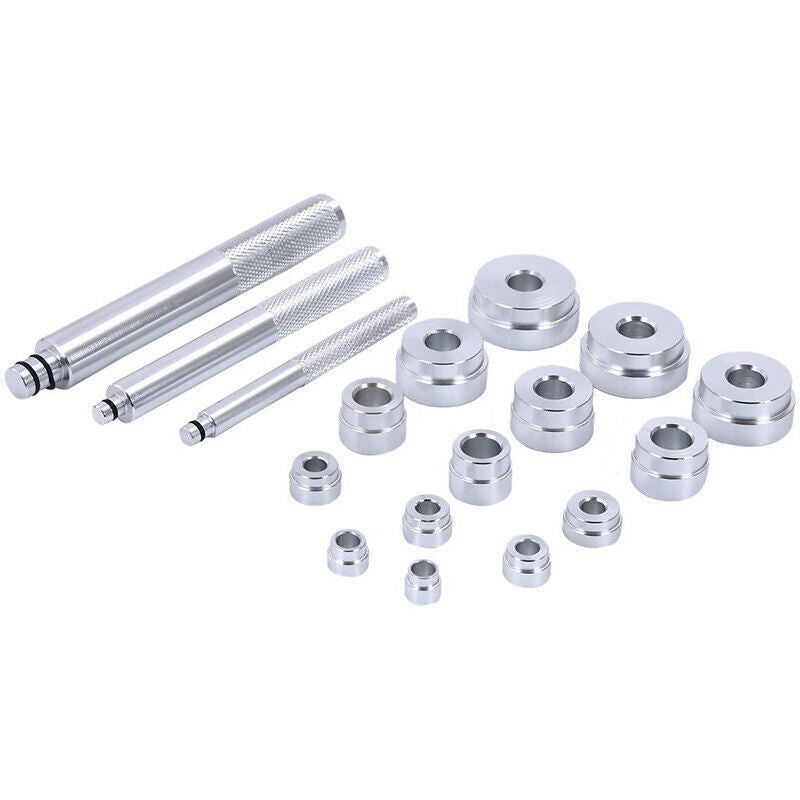 Wheel Bearing Race Seal Bush Driver Set Garage Tool Kit 17Pc Aluminum Mm