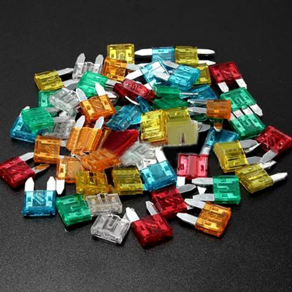 60Pcs 5/10/15/20/25/30A Assorted Auto Car Truck Standard Mini Blade Fuses Kit for Cars Motorcycles Truck Dropshipping