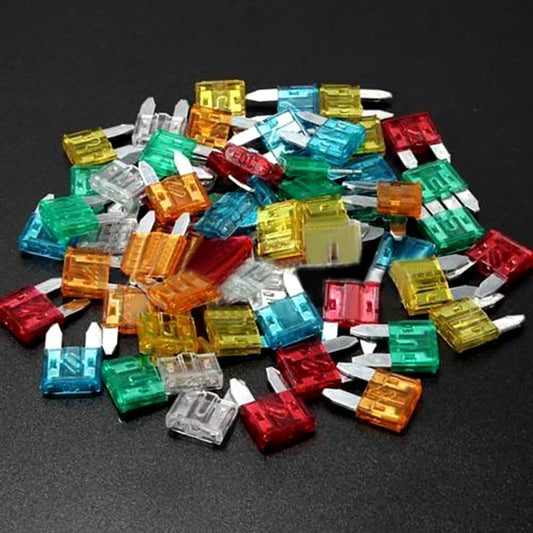 60Pcs 5/10/15/20/25/30A Assorted Auto Car Truck Standard Mini Blade Fuses Kit for Cars Motorcycles Truck Dropshipping