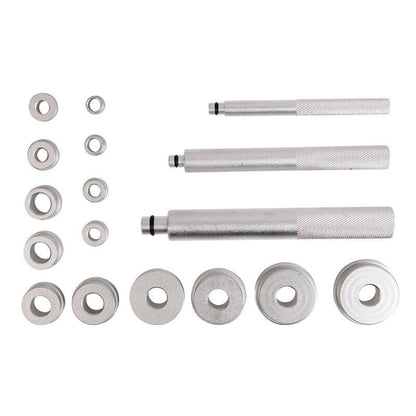 Wheel Bearing Race Seal Bush Driver Set Garage Tool Kit 17Pc Aluminum Mm