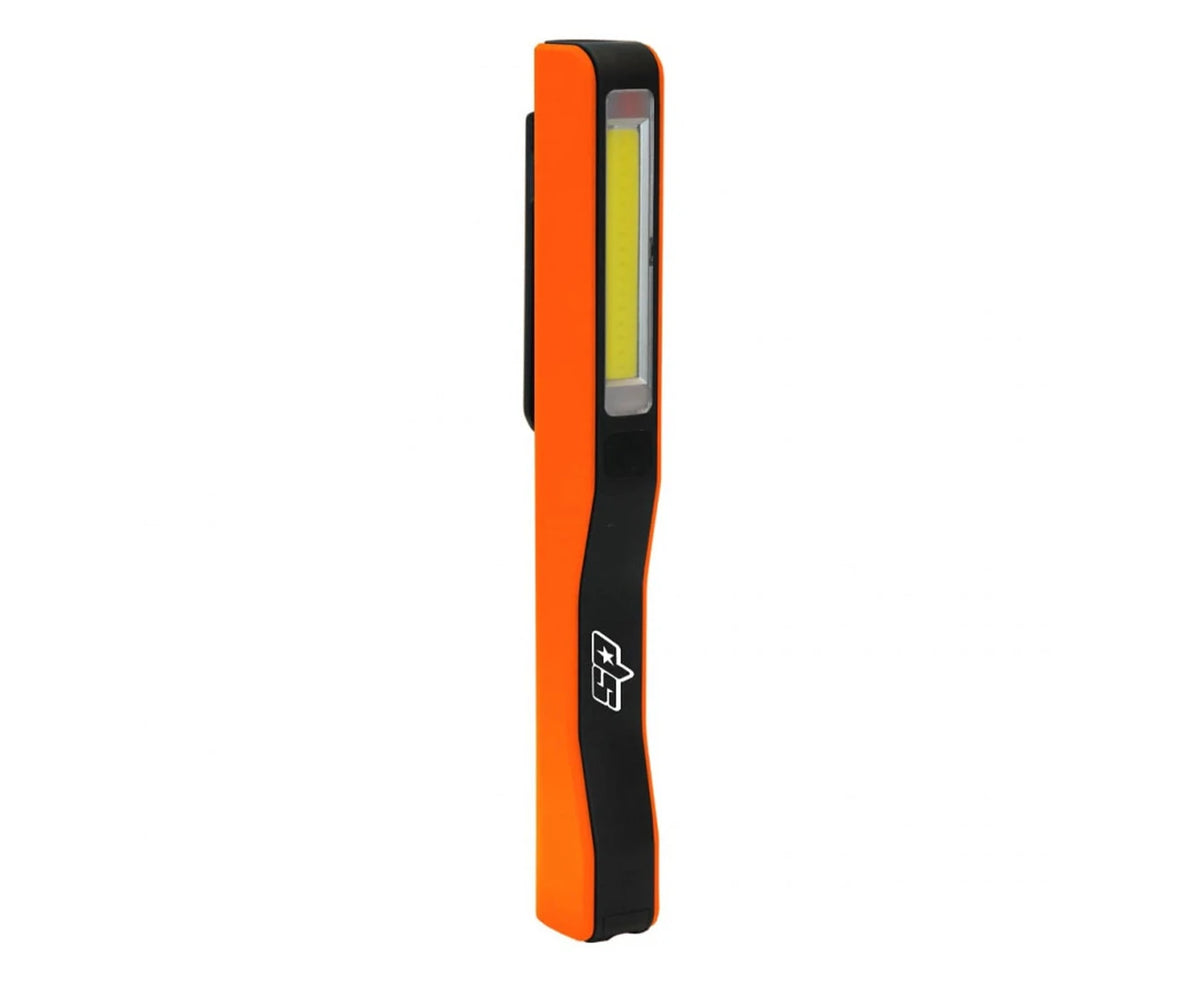Slimline COB LED Rechargeable Magnetic Clip Torch & Worklight