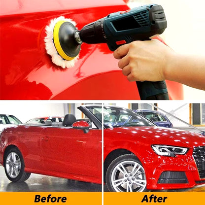 Universal Car Polish Pad 3/4Inch for M10/M14 Soft Wool Machine Waxing Polisher Car Body Polishing Discs Cleaning Accessories