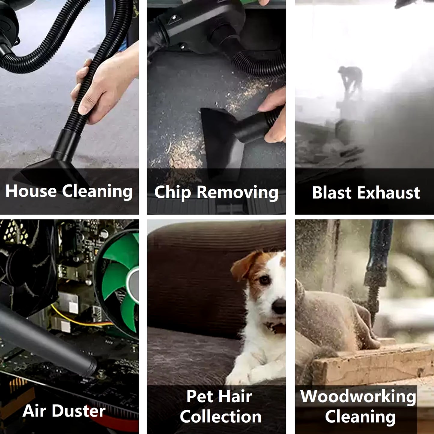 Wind Dust Blower Accessory Only for 100Mm Angle Grinder Converted into Blower Vacuum Cleaner Cordless Electric Air Blower