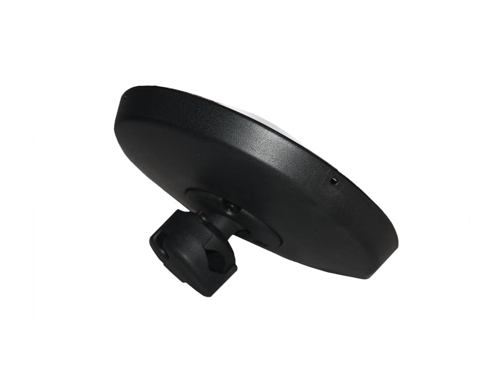 Isuzu F Series Round Spotter Mirror And Bracket Left Hand – Mounted Front Of Roof – FTR/FVD/FVL/FVM/FVR/FVZ/FVY/FXY/FXZ/FYH/FTS 4×4 (2008-On) image 1