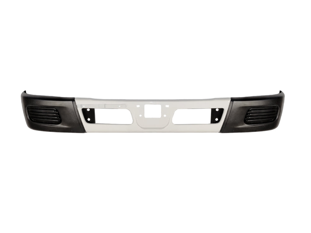 Mitsubishi/Fuso Canter Front Bumper Bar – Narrow Cab – Without Fog and With Radar and OffSet Number Plate – Second Hand – FEA (2019-2024) image 1