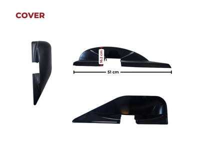 DAF LF Series Mirror Assembly Right Hand – Two Piece Mirror With Spotter – LF45/55 (2001-2019)