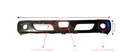 Front Bumper Bar – With Fog & Radar – Narrow Cab – 300 Series/Dutro (05/19-On)