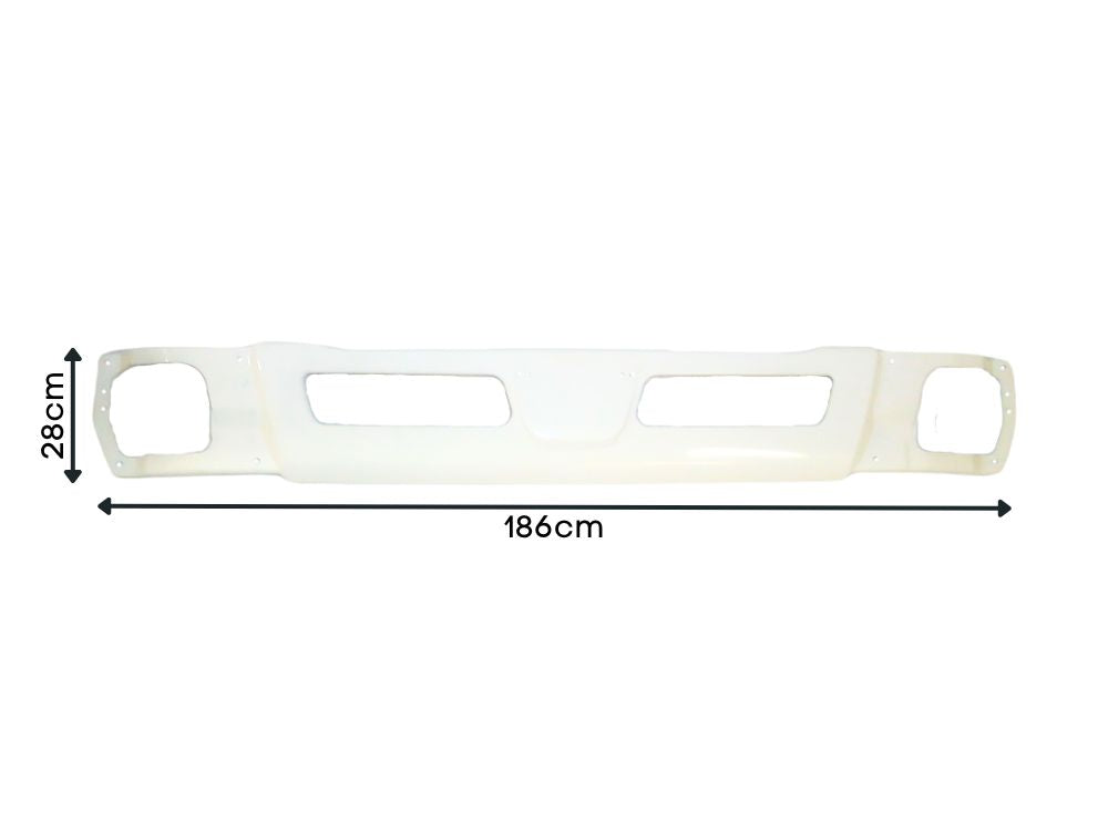 Mitsubishi/Fuso Canter Front Bumper Bar – White – Wide Cab – B-Grade – FEB/FEC/FG (2011-2019) image 2
