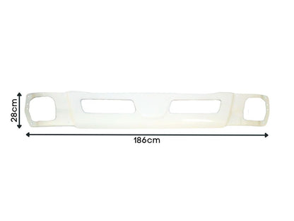Mitsubishi/Fuso Canter Front Bumper Bar – White – Wide Cab – B-Grade – FEB/FEC/FG (2011-2019) image 2