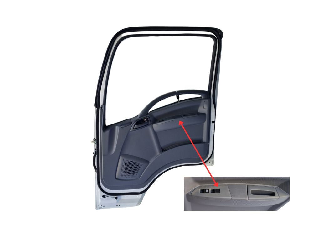 Isuzu N Series Door Complete Electric Window Right Hand – With Small Flasher Hole – NLR/NLS/NMR/NNR/NPR/NPS/NQR (2008-10/2013) image 3