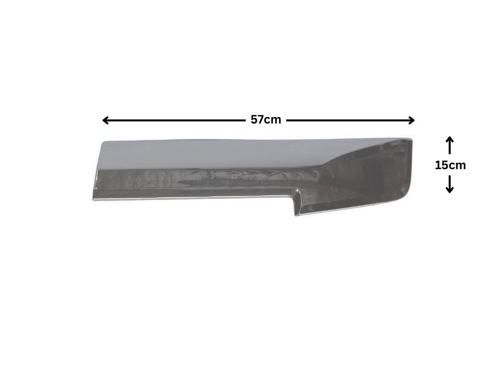 Front Panel Grille Garnish L/H Left Hand  –  Lower  –  Chrome  –  To Suit Hino 700 Series FH / SH / FR / FS / SS / FY (18-On)
