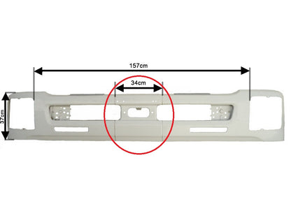 Isuzu F Series Front Bumper Bar – Second Hand – Genuine Pull Off – FTS 4×4 (2008-On) image 2
