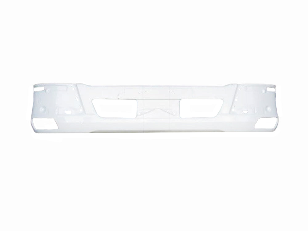 Front Bumper Bar  –  Painted White  –  Without HeadLamp Head Light Holes  –  To Suit Mitsubishi Fighter FM (08-11)