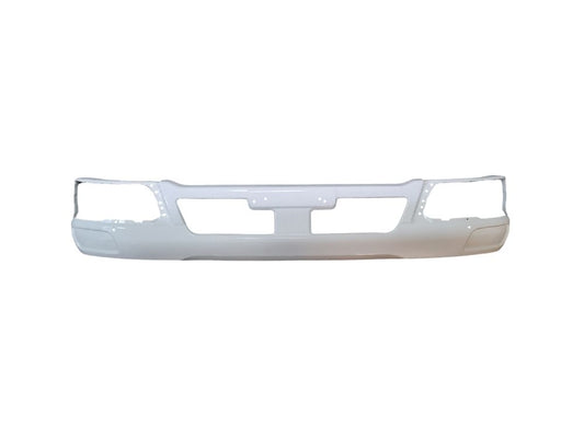Front Bumper Bar  –  Painted White  –  With HeadLamp Head Light Holes  –  FK  –  (08-11)