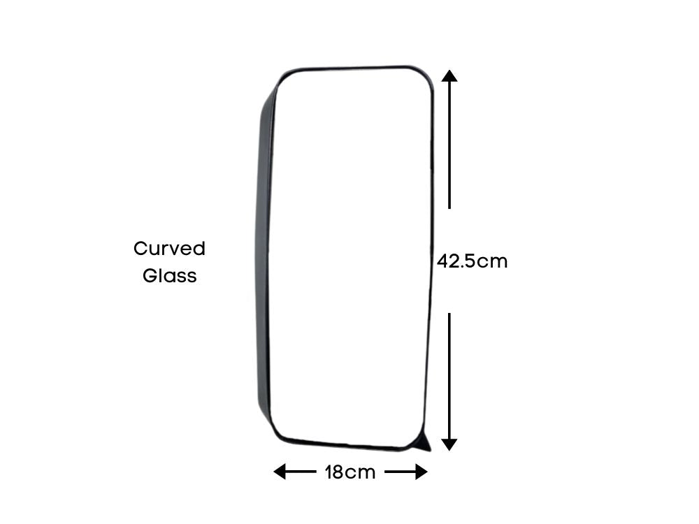 Mirror Head R/H Right Hand  –  Curved  –  Electric & Heated  –  To Suit Mercedes Axor (04-On)