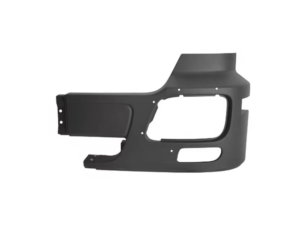 Mercedes Actros MP2 (2003–2008) – Front Bumper Bar End Left Hand – With Fog Lamp Holes