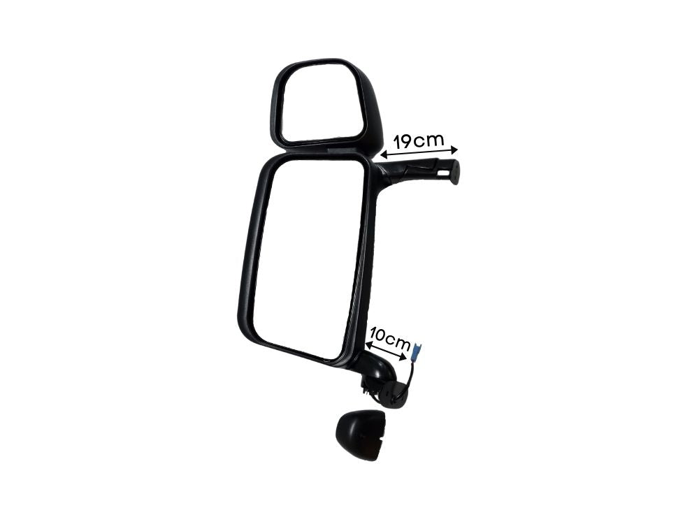 Mirror Assembly L/H Left Hand  –  Electric  –  With Spotter  –  Short Arm  –  To Suit Scania G / R Series (05-10)