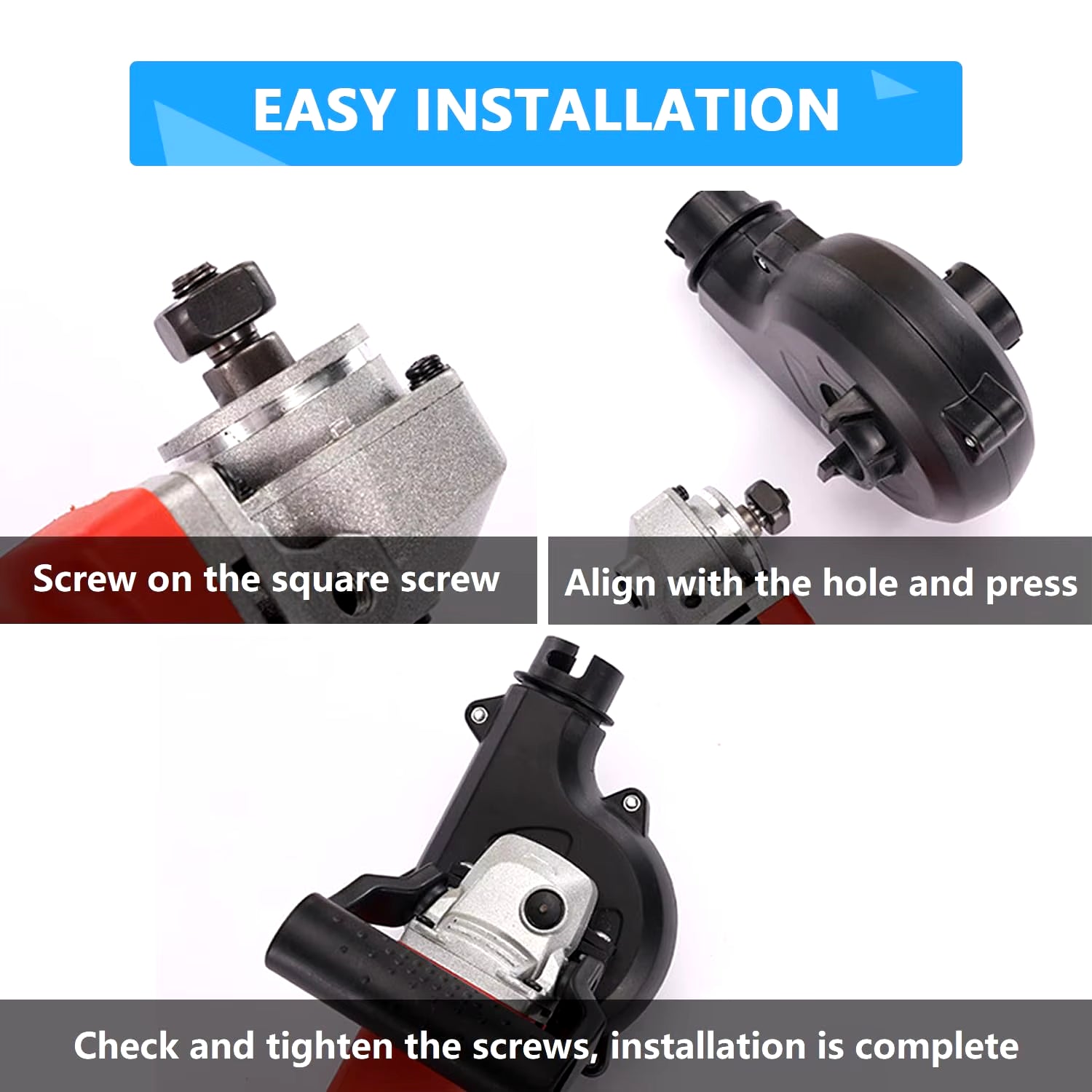 Wind Dust Blower Accessory Only for 100Mm Angle Grinder Converted into Blower Vacuum Cleaner Cordless Electric Air Blower