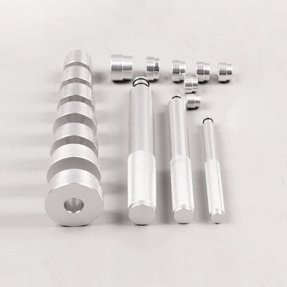 Wheel Bearing Race Seal Bush Driver Set Garage Tool Kit 17Pc Aluminum Mm