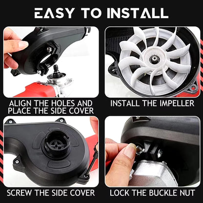 Wind Dust Blower Accessory Only for 100Mm Angle Grinder Converted into Blower Vacuum Cleaner Cordless Electric Air Blower