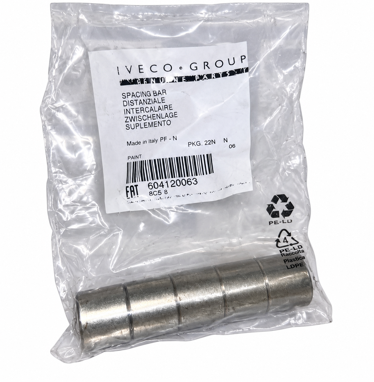 Iveco Daily Exhaust Stud Spacer Pack Of 5 – 504120063