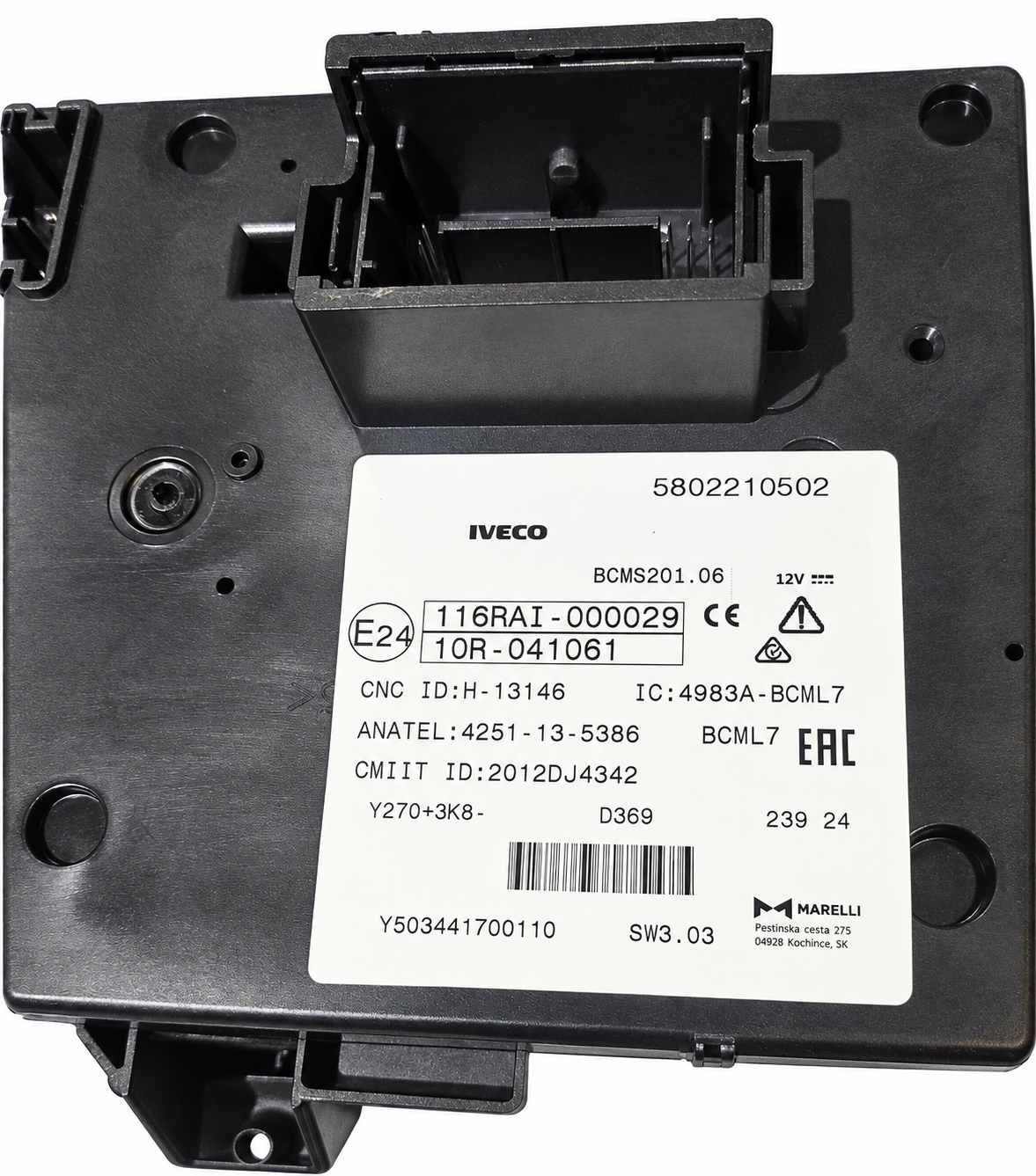 Iveco Daily Bcm Body Control Module 5802210502