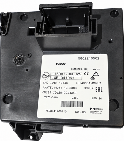 Iveco Daily Bcm Body Control Module 5802210502
